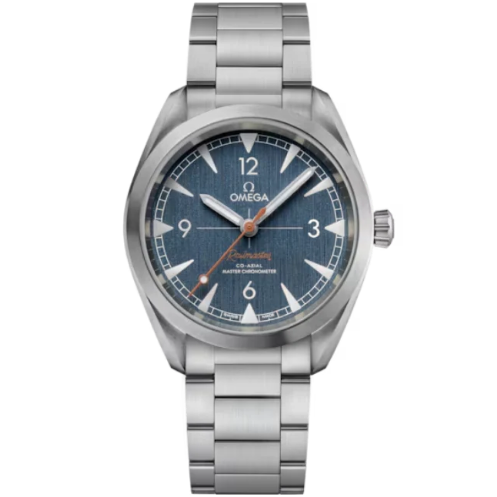 SEAMASTER RAILMASTER 40 MM STAINLESS STEEL WITH BLUE DIAL - Omega