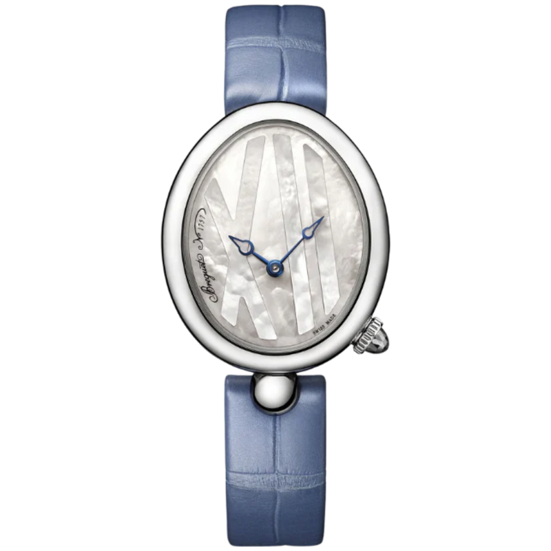 REINE DE NAPLES 9807 33 MM STAINLESS STEEL WITH MOTHER OF PEARL DIAL - Breguet