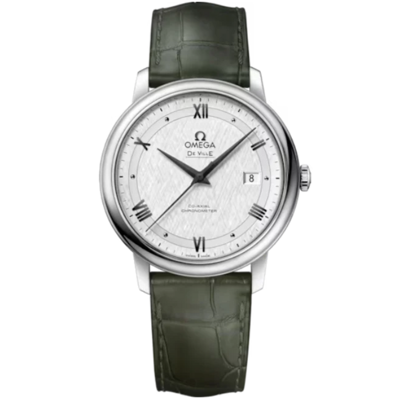 DE VILLE PRESTIGE 39 MM STAINLESS STEEL WITH SILVER DIAL - Omega
