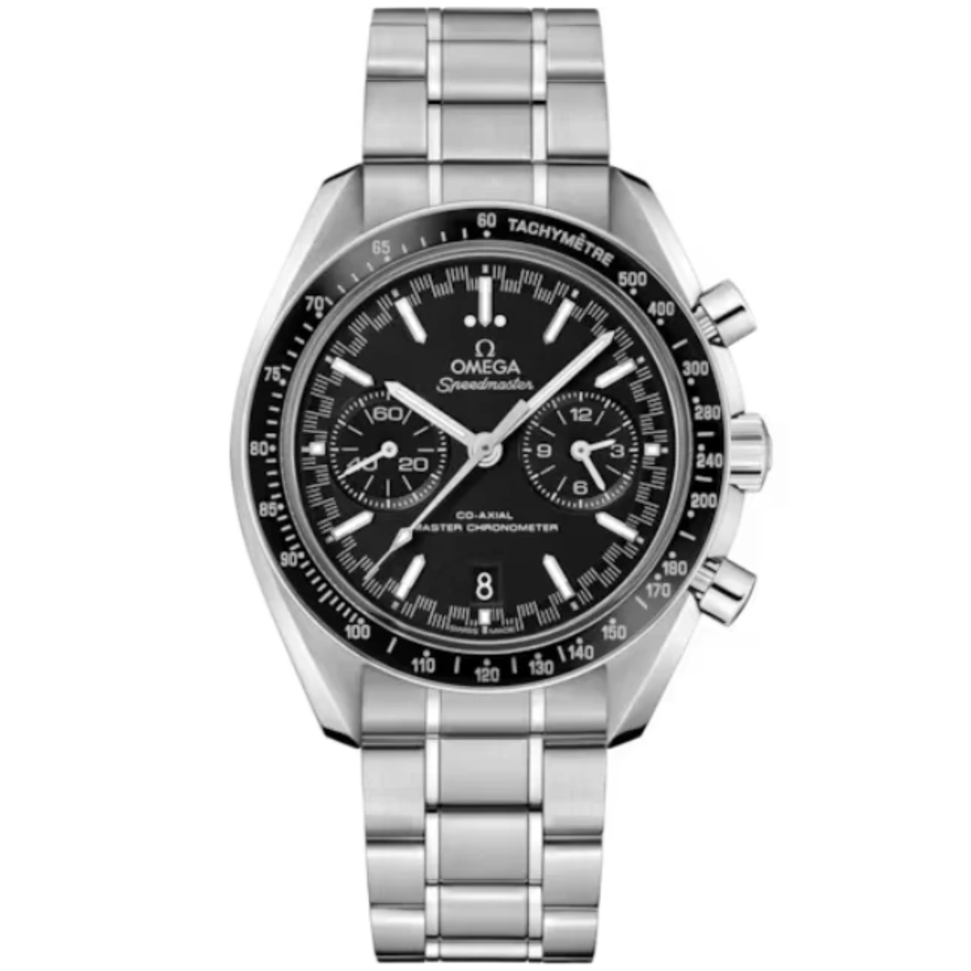 SPEEDMASTER RACING 44 MM STAINLESS STEEL WITH BLACK DIAL - Omega