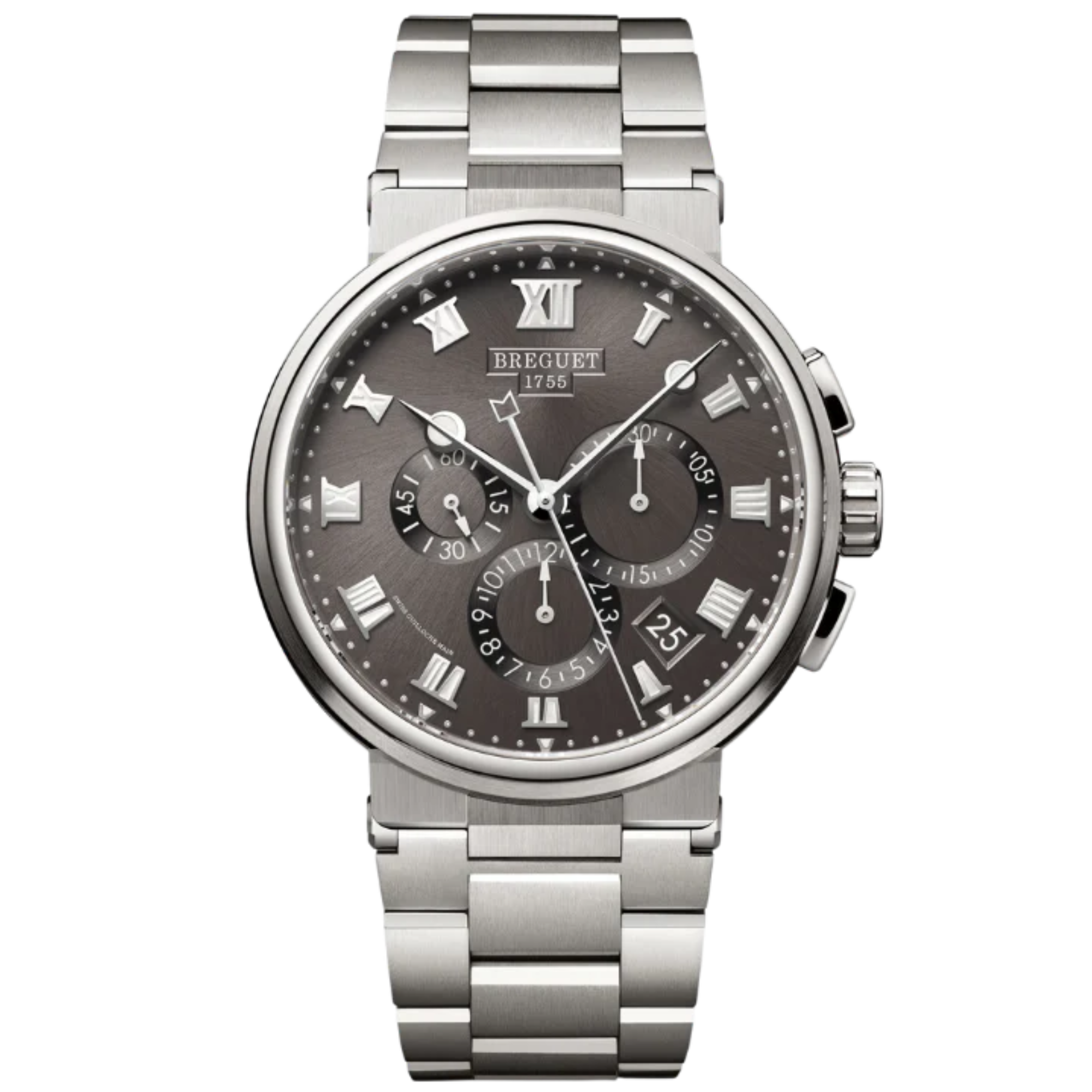 MARINE CHRONOGRAPHE 5527 42 TITANIUM WITH SLATE GREY DIAL - Breguet