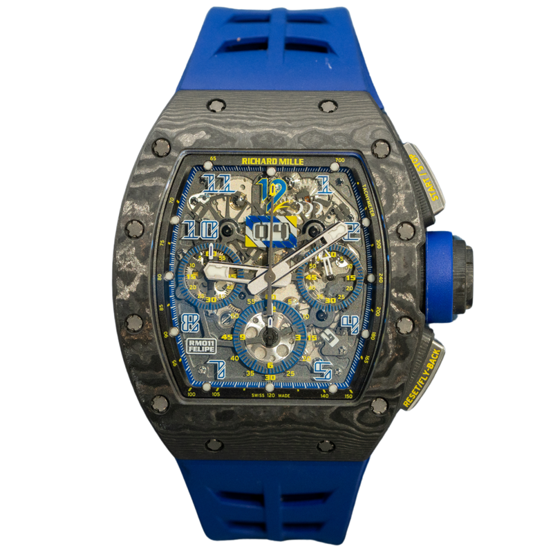 RM011 Felipe Massa 10th Anniversary Black NTPT Chronograph - Richard Mille