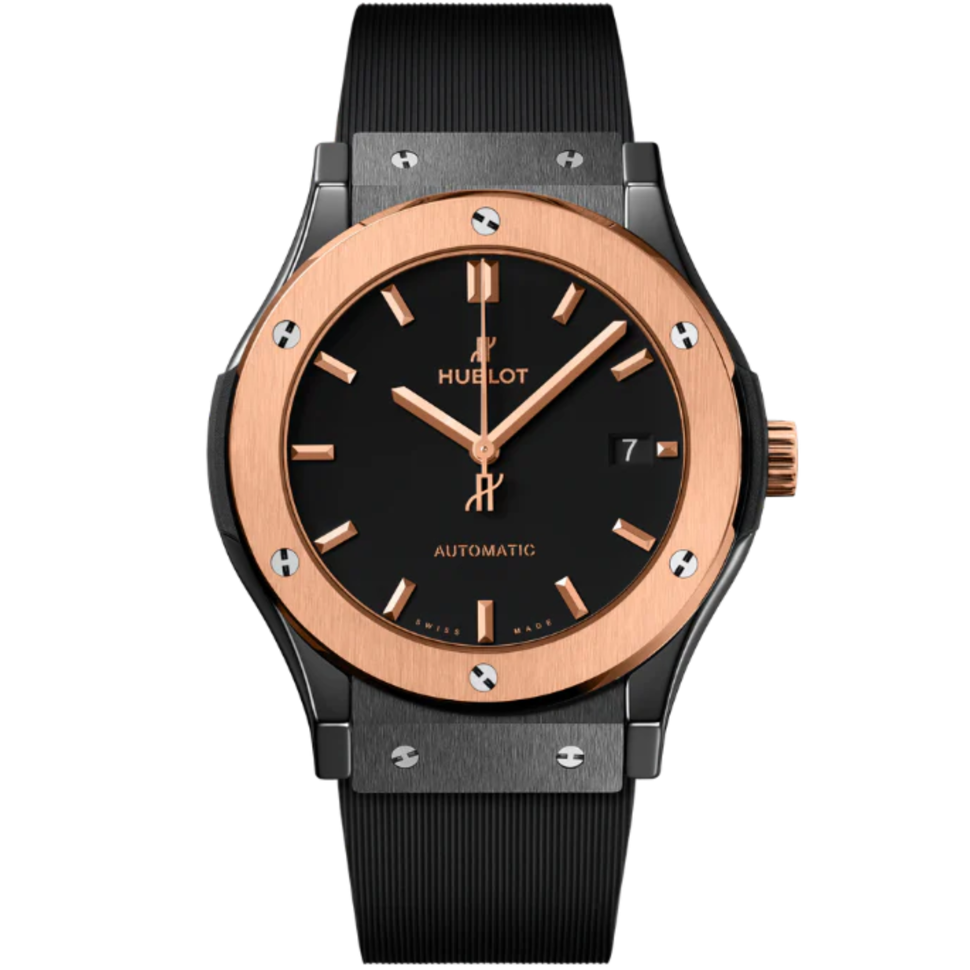 CLASSIC FUSION 3-HANDS 42MM CERAMIC KING GOLD - Hublot