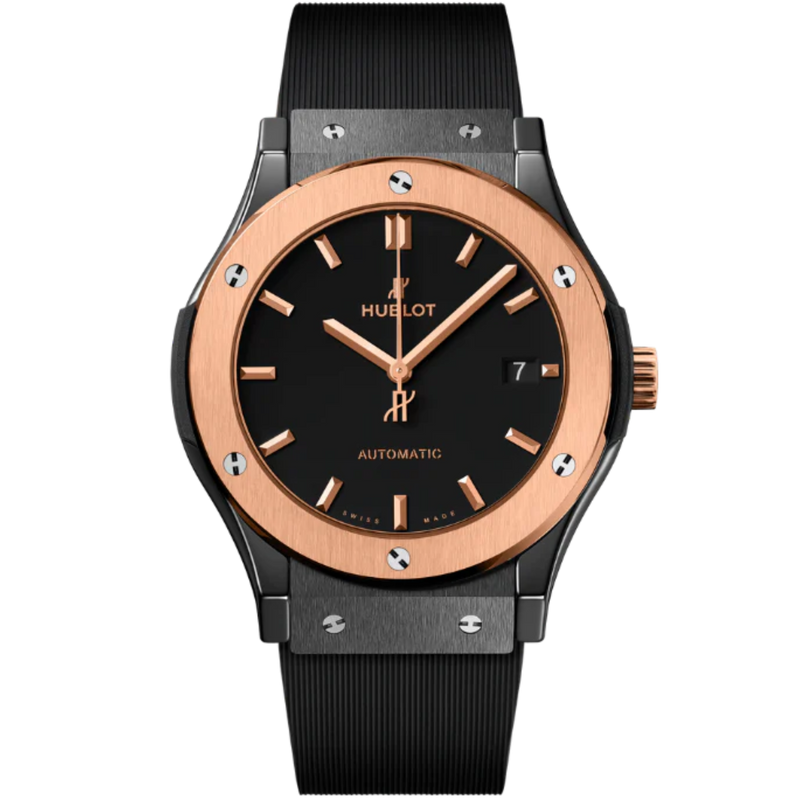 CLASSIC FUSION 3-HANDS 42MM CERAMIC KING GOLD - Hublot