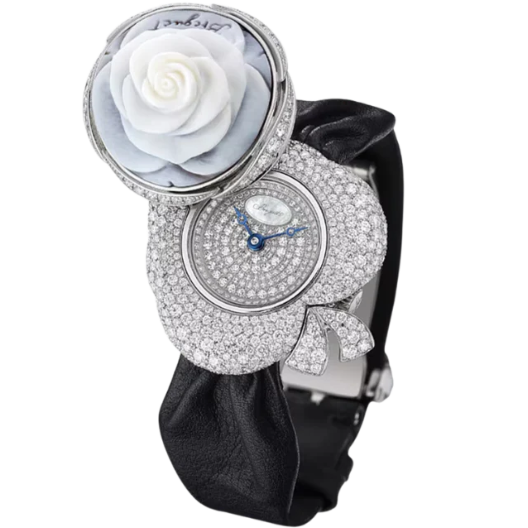 SECRET DE LA REINE GJ24BB8548DDC3 31 MM WHITE GOLD WITH WHITE DIAL - Breguet