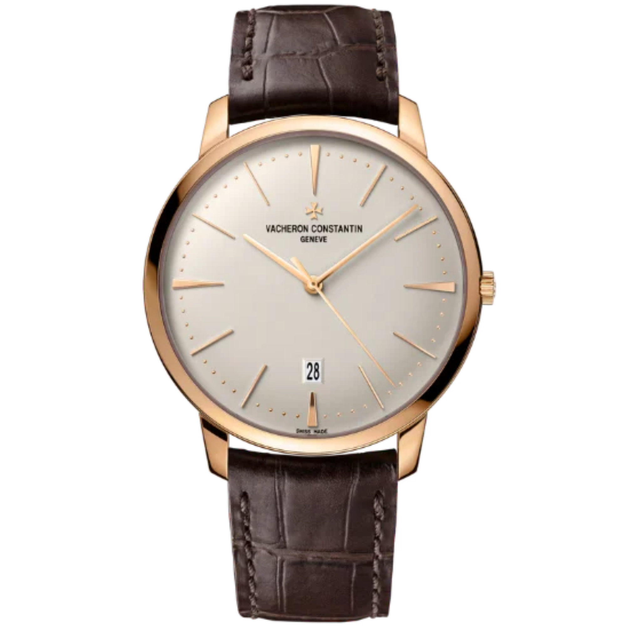 PATRIMONY SELF-WINDING 40 MM PINK GOLD WITH WHITE BRASS DIAL - Vacheron Constantin