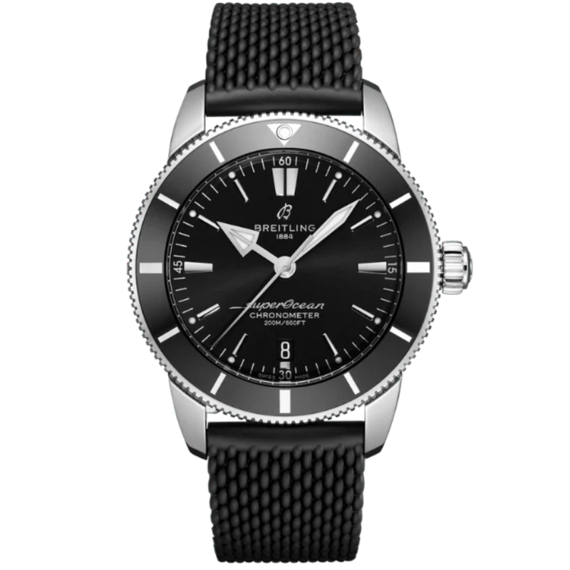 SUPEROCEAN HERITAGE B20 AUTOMATIC 44 MM STAINLESS STEEL WITH BLACK DIAL - Breitling