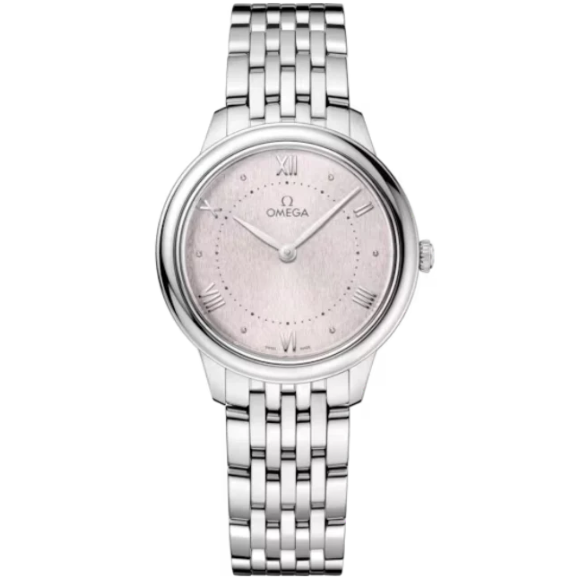 DE VILLE PRESTIGE 30 MM STAINLESS STEEL WITH SILVER DIAL - Omega