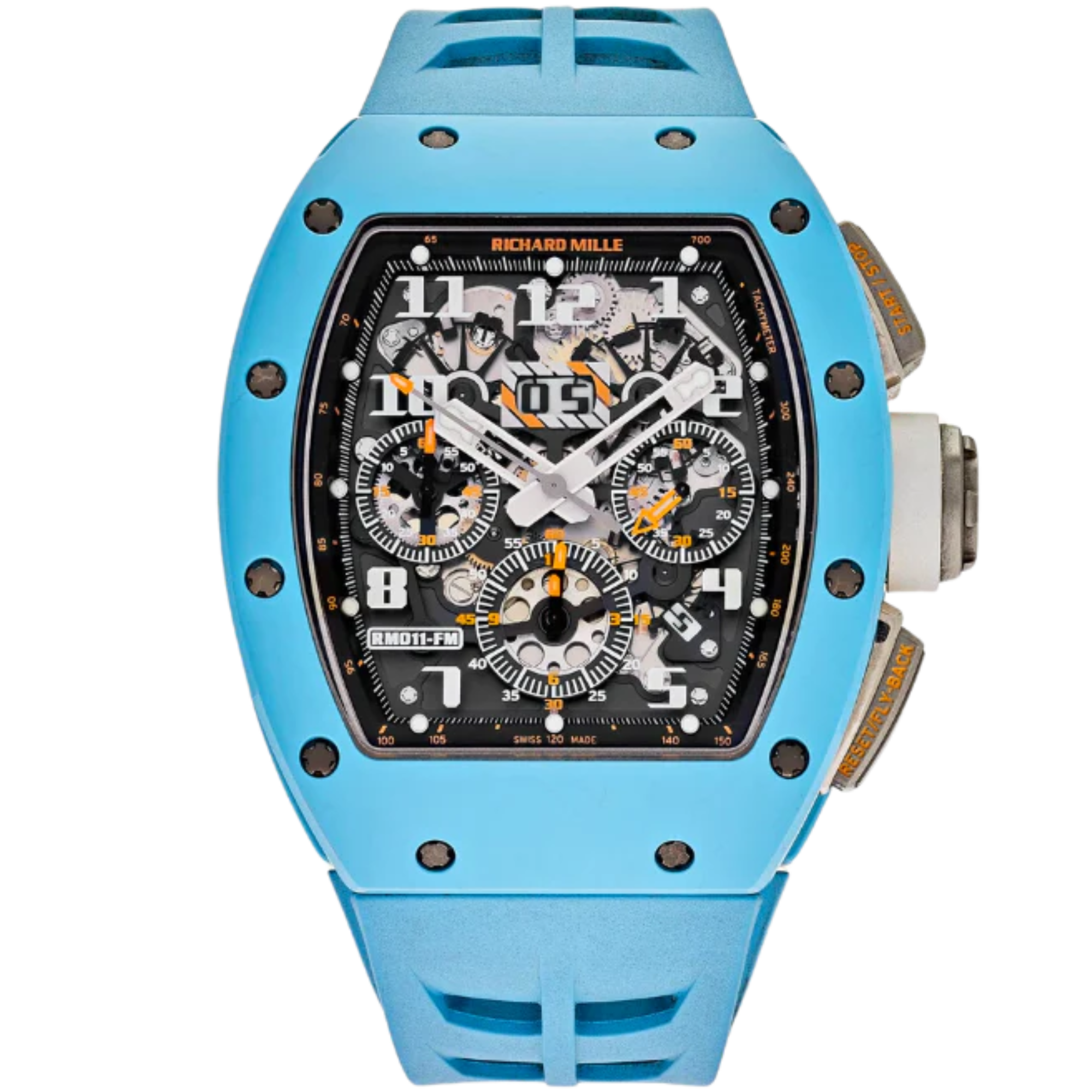 Richard Mille RM011 "Last Edition" Blue Ceramic (Limited 50 Pieces) - Richard Mille