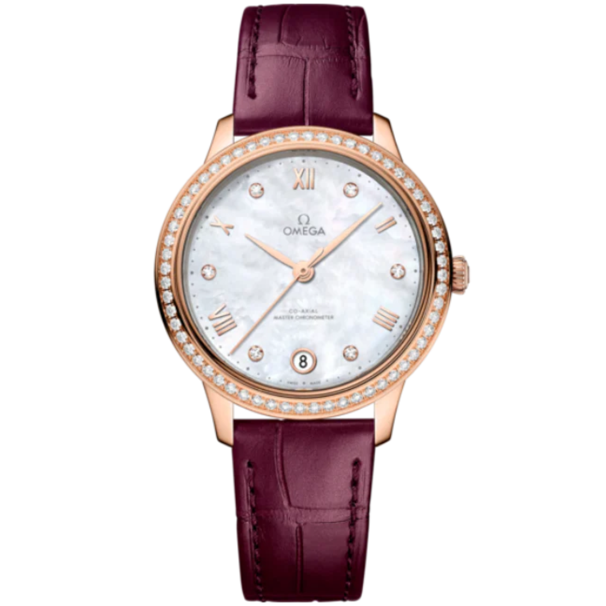 DE VILLE PRESTIGE 34 MM SEDNA™ GOLD WITH MOTHER OF PEARL DIAL - Omega