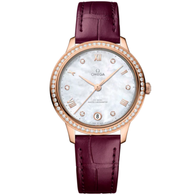 DE VILLE PRESTIGE 34 MM SEDNA™ GOLD WITH MOTHER OF PEARL DIAL - Omega