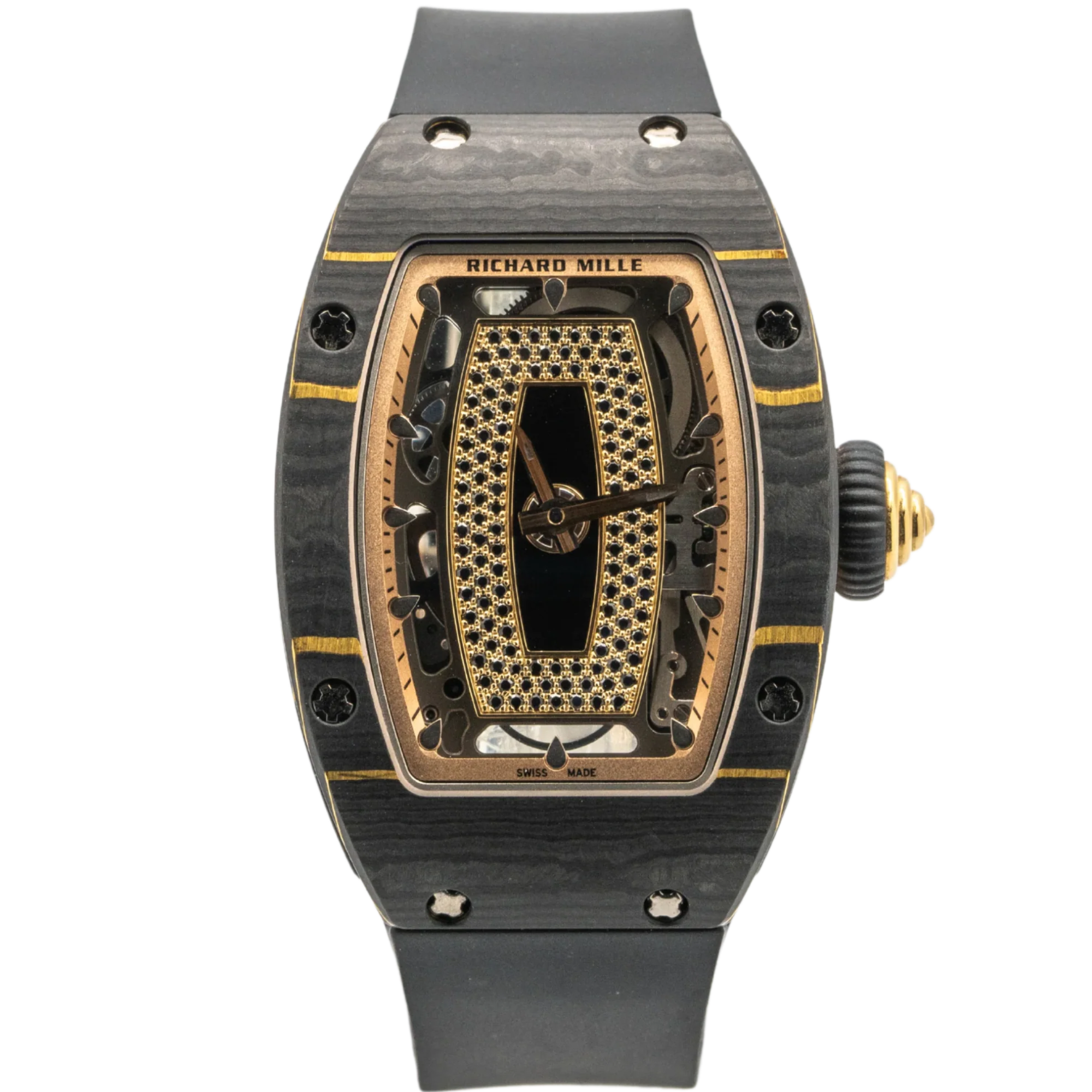 Richard Mille	RM07-01 Black/Gold NTPT Onyx Lips Black Diamond Dial - Richard Mille