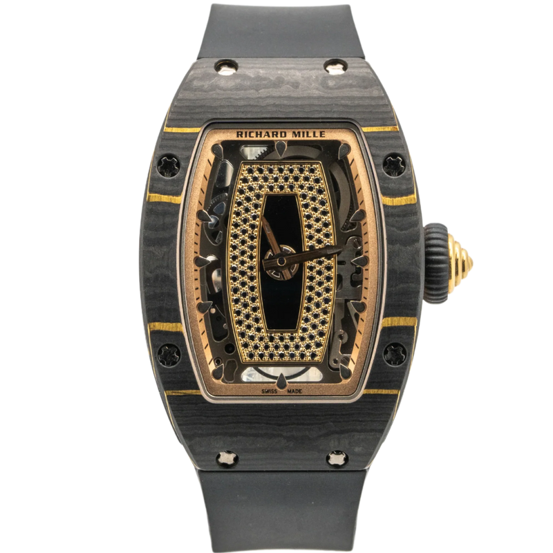 Richard Mille	RM07-01 Black/Gold NTPT Onyx Lips Black Diamond Dial - Richard Mille