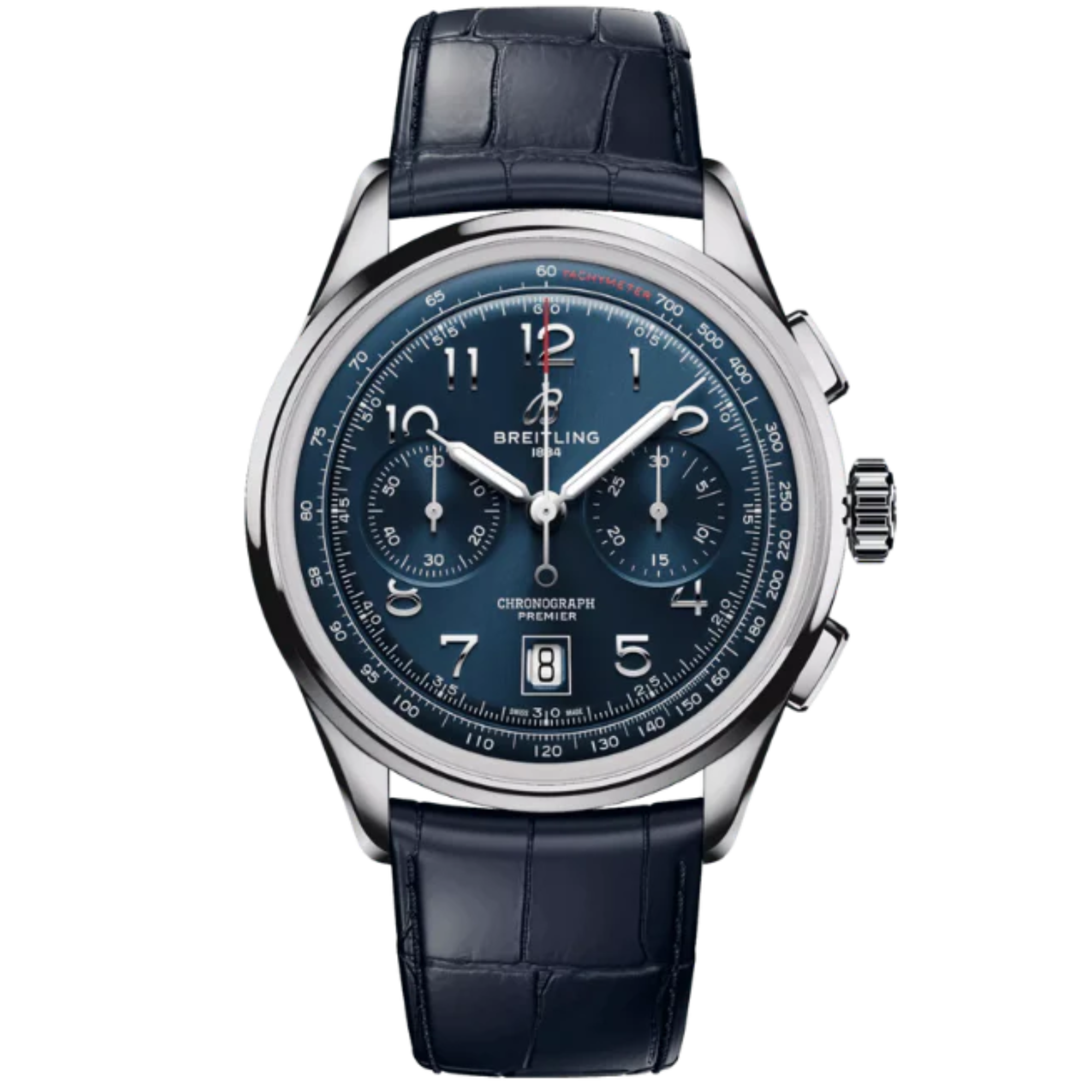 PREMIER B01 CHRONOGRAPH 42 MM STAINLESS STEEL WITH BLUE DIAL - Breitling