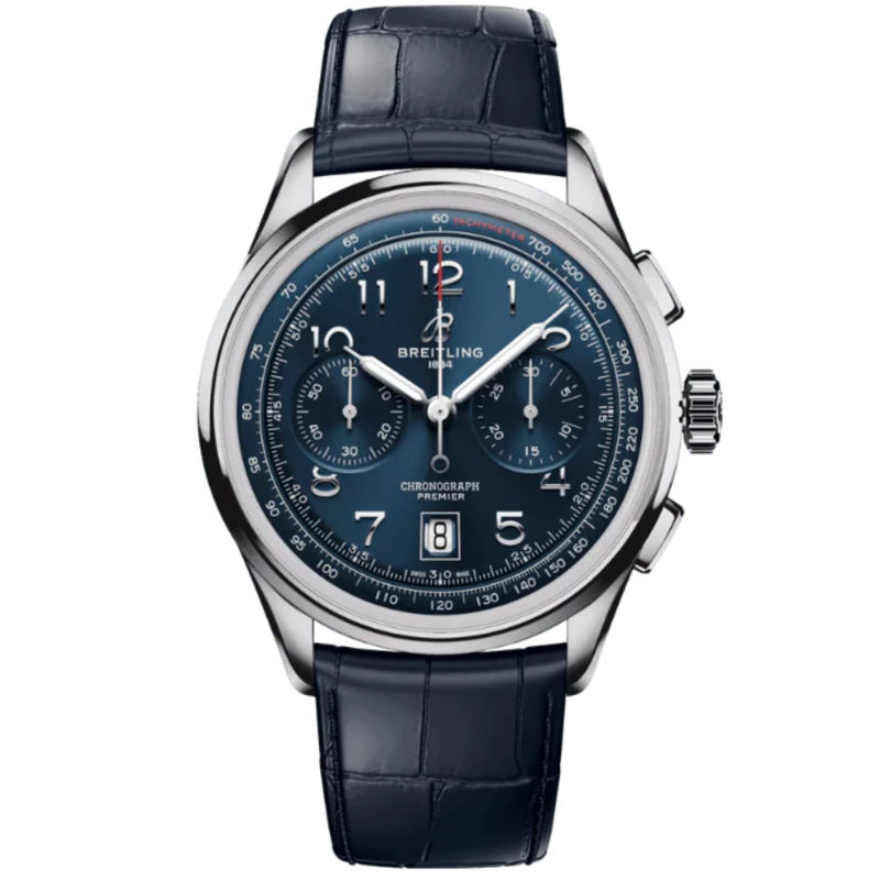 PREMIER B01 CHRONOGRAPH 42 MM STAINLESS STEEL WITH BLUE DIAL - Breitling