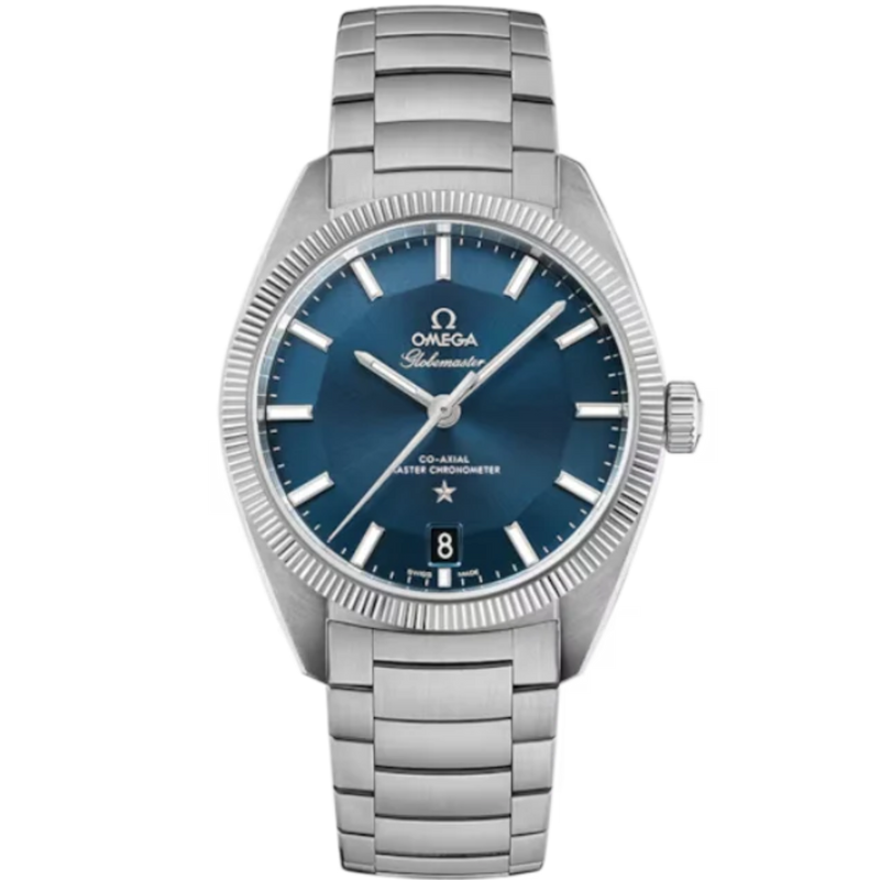 CONSTELLATION GLOBEMASTER 39 MM STAINLESS STEEL WITH BLUE DIAL - Omega