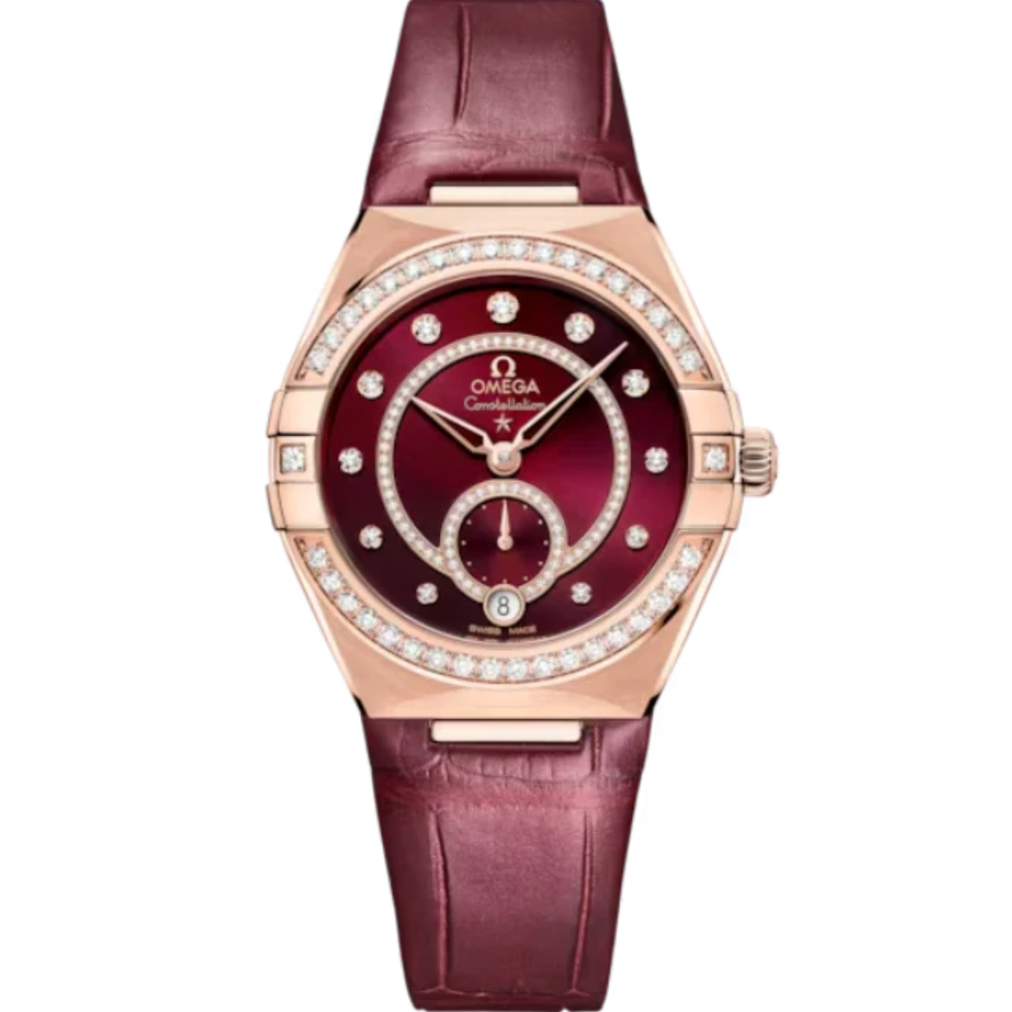 CONSTELLATION 34 MM SEDNA™ GOLD WITH RED DIAL - Omega