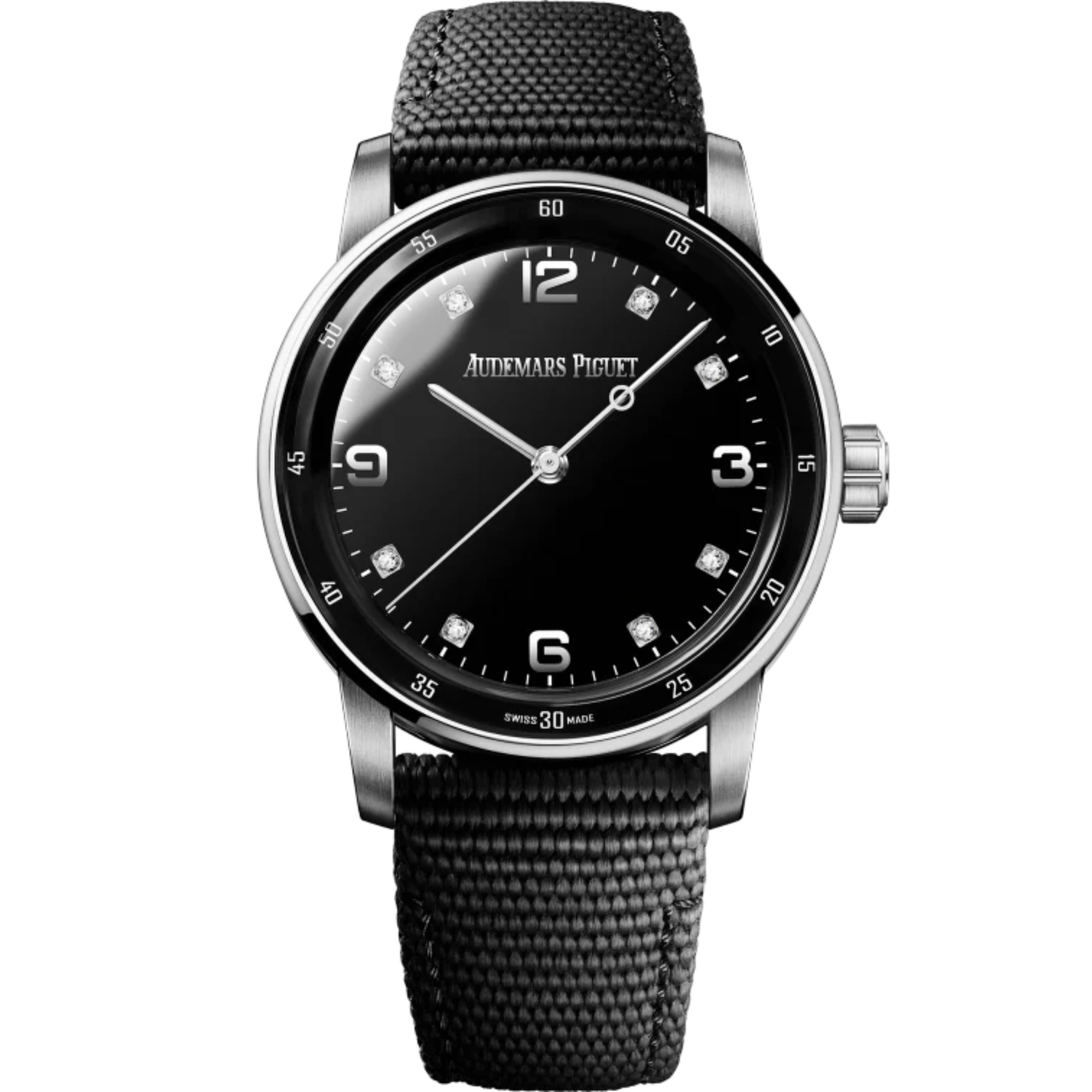 Code 11.59 by Audemars Piguet 41mm Black Rubber-Coated Strap Onyx Dial 18-Carat White Gold Case - Audemars Piguet