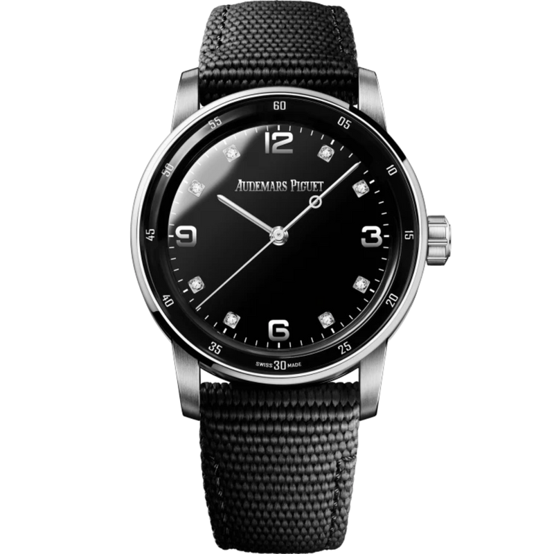 Code 11.59 by Audemars Piguet 41mm Black Rubber-Coated Strap Onyx Dial 18-Carat White Gold Case - Audemars Piguet