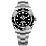 Submariner 41mm Oyster Bracelet Oystersteel with Black Dial Cerachrom Unidirectional Rotatable Bezel