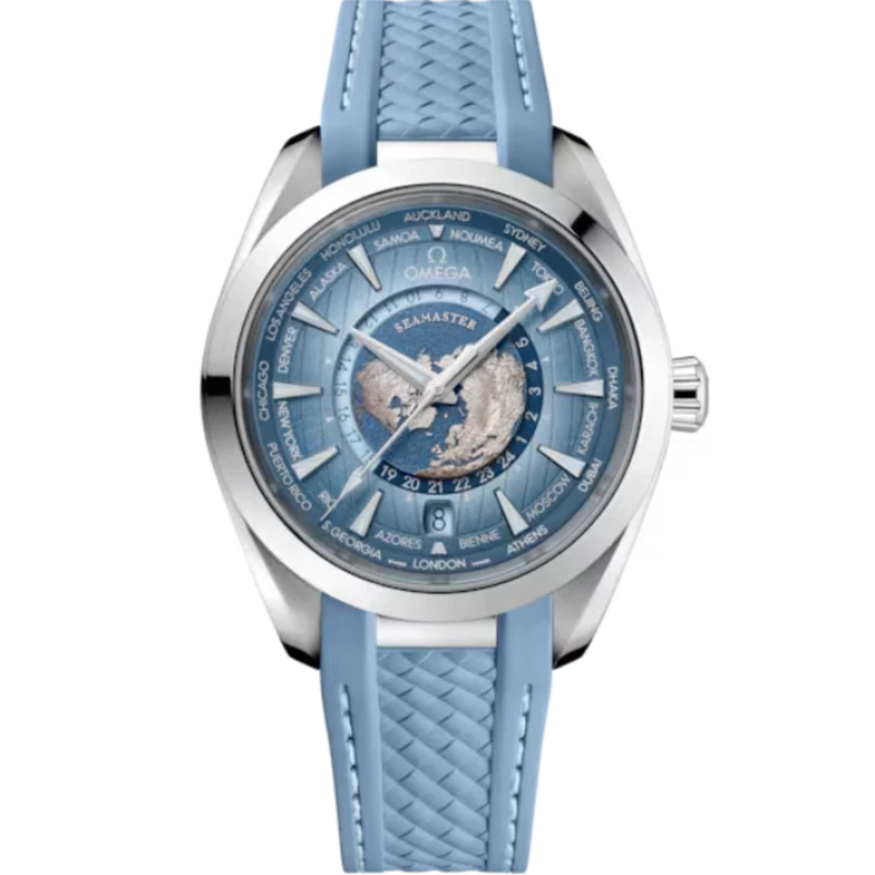SEAMASTER AQUA TERRA 150M 43 MM STAINLESS STEEL WITH BLUE DIAL - Omega