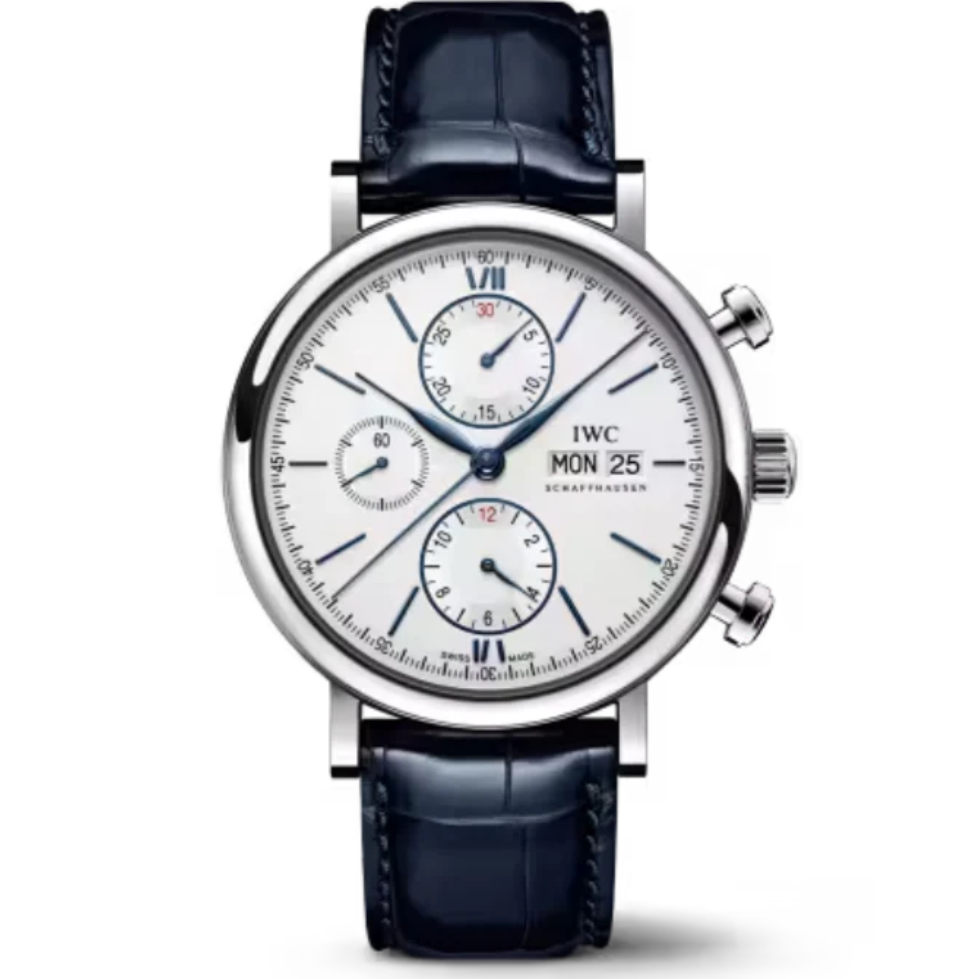 PORTOFINO CHRONOGRAPH 42 MM STAINLESS STEEL WITH WHITE DIAL - IWC