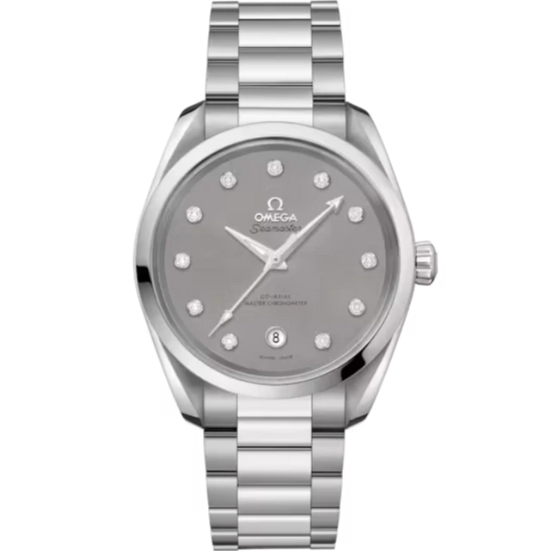 SEAMASTER AQUA TERRA 150M 38 MM STAINLESS STEEL WITH GERY DIAL - Omega