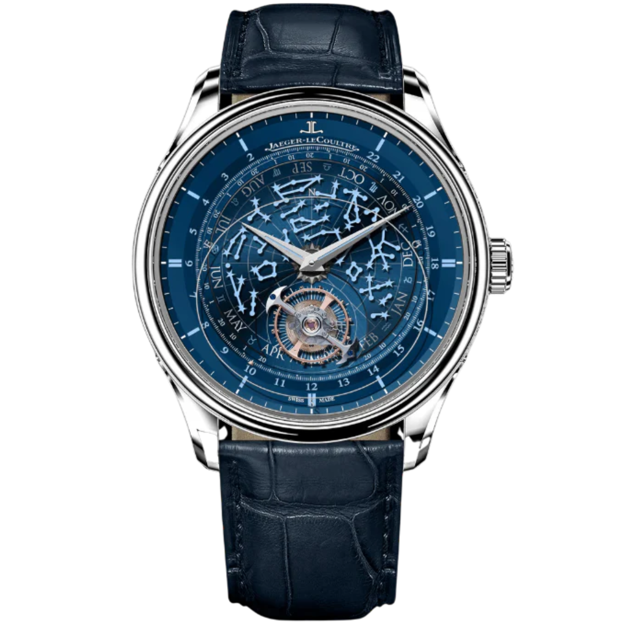 MASTER GRANDE TRADITION CALIBRE 946 43 MM 18K WHITE GOLD WITH BLUE DIAL - Jaeger-LeCoultre