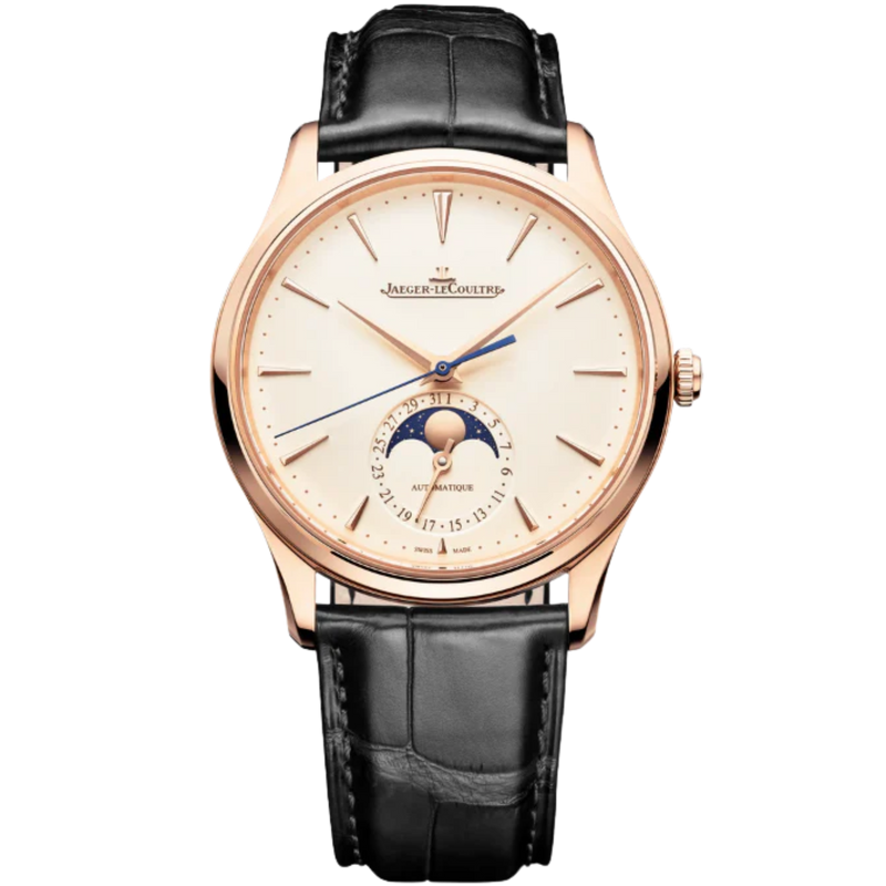 MASTER ULTRA THIN MOON 39 MM 18K ROSE GOLD WITH EGGSHELL BEIGE  DIAL - Jaeger-LeCoultre