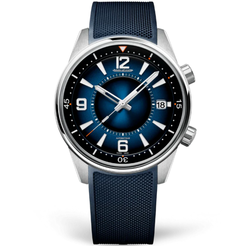 POLARIS DATE 42 MM STAINLESS STEEL WITH BLUE SUNBURST DIAL - Jaeger-LeCoultre