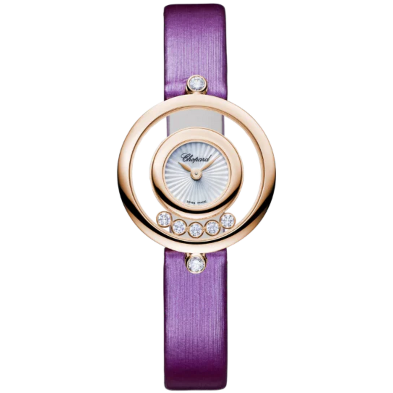 HAPPY DIAMONDS ICONS 26 MM ETHICAL ROSE GOLD WITH MOTHER OF PEARL DIAL - Chopard