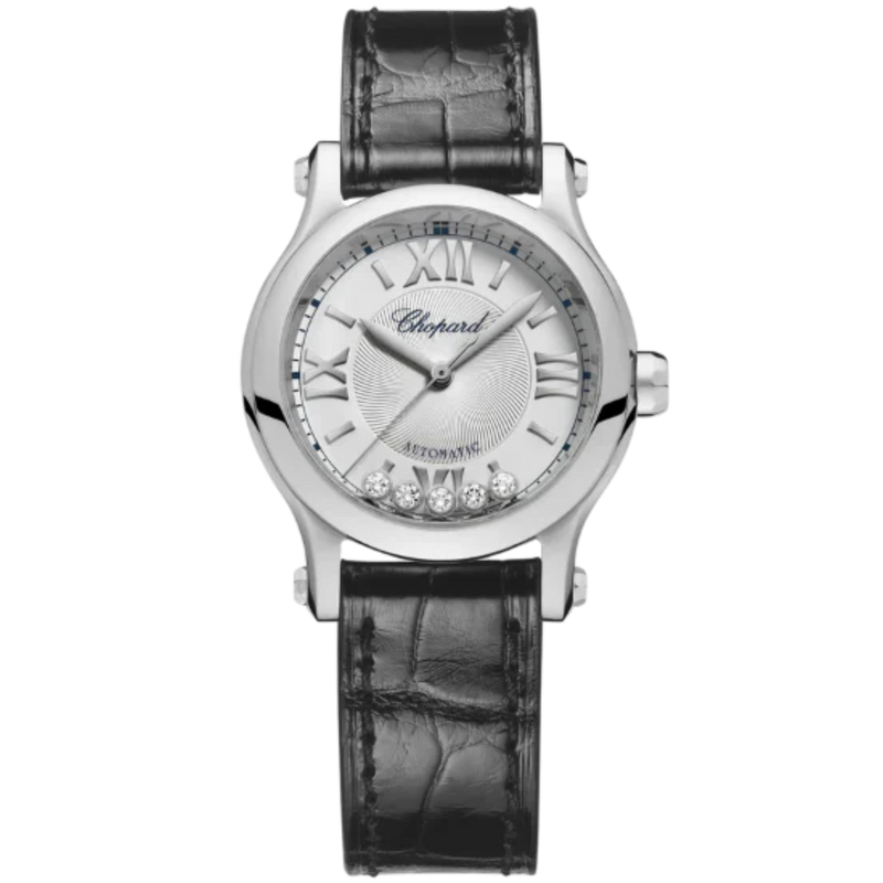 HAPPY SPORT 30 MM LUCENT STEEL™ WITH SILVER DIAL - Chopard
