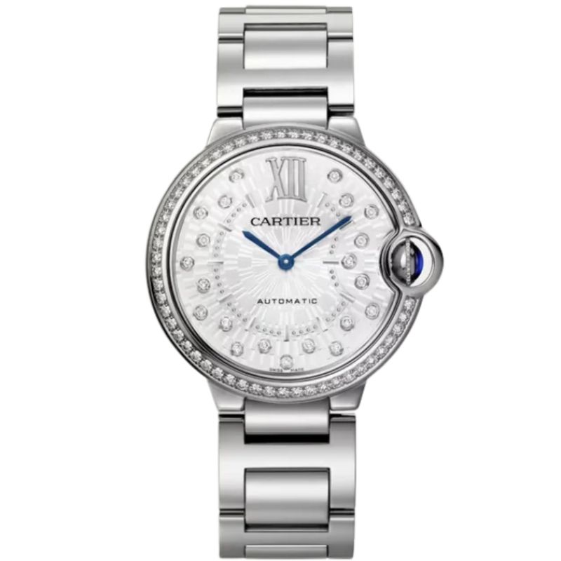 BALLON BLEU DE CARTIER 36 MM STAINLESS STEEL WITH SILVER DIAL - Cartier