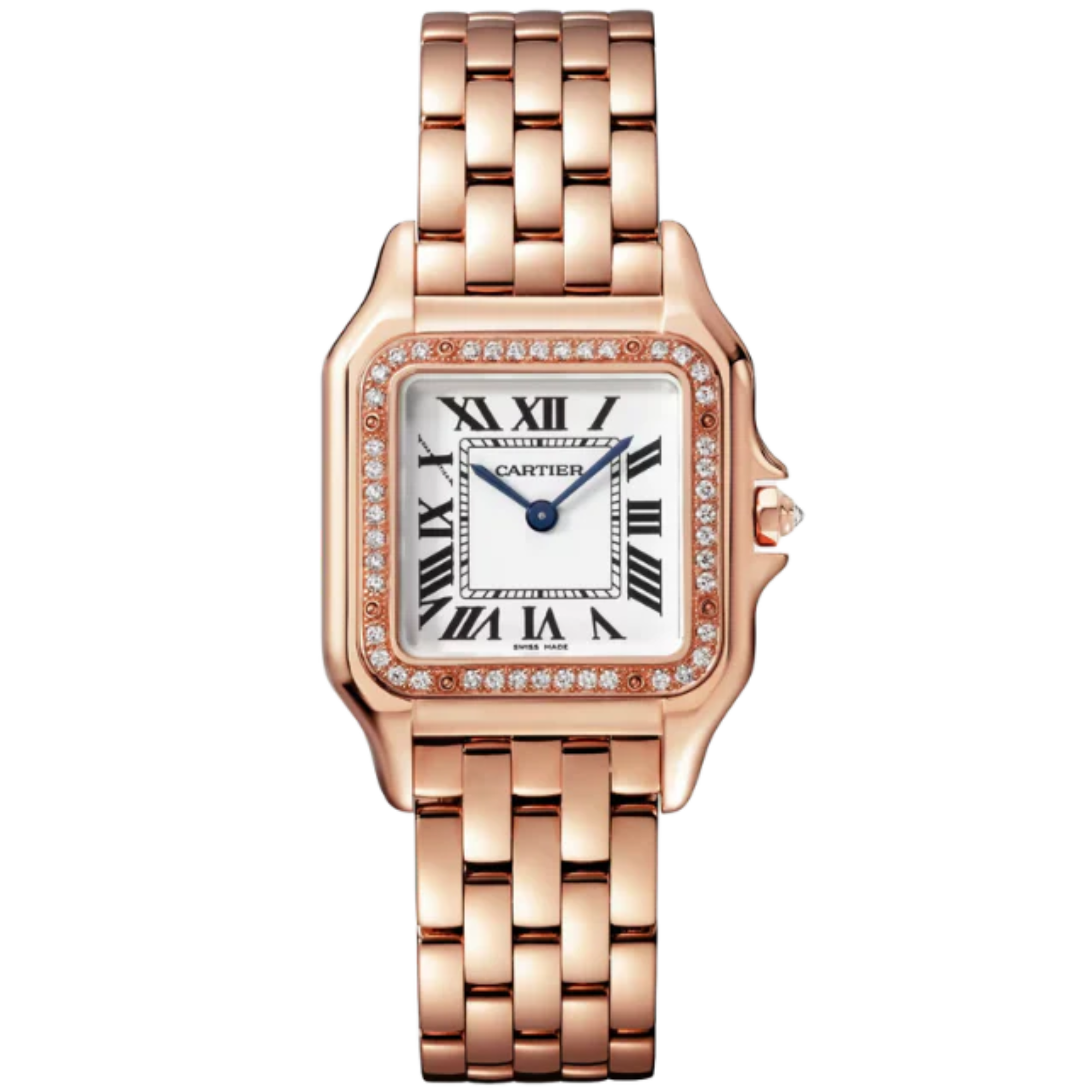 PANTHERE DE CARTIER 36 MM ROSE GOLD WITH SILVER DIAL - Cartier