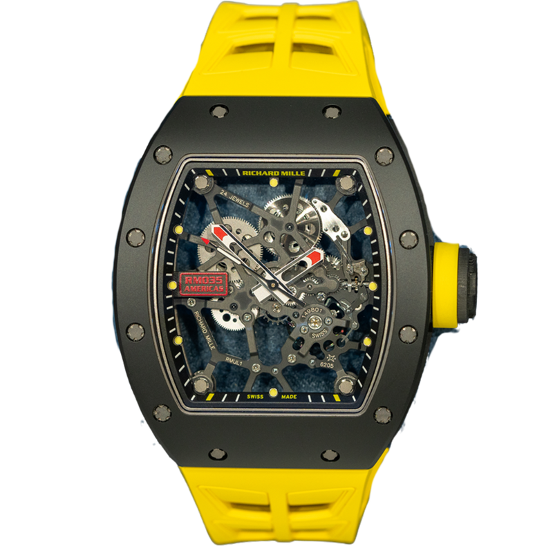 Richard Mille RM035 “Americas Edition” Black TZP Skeleton - Richard Mille