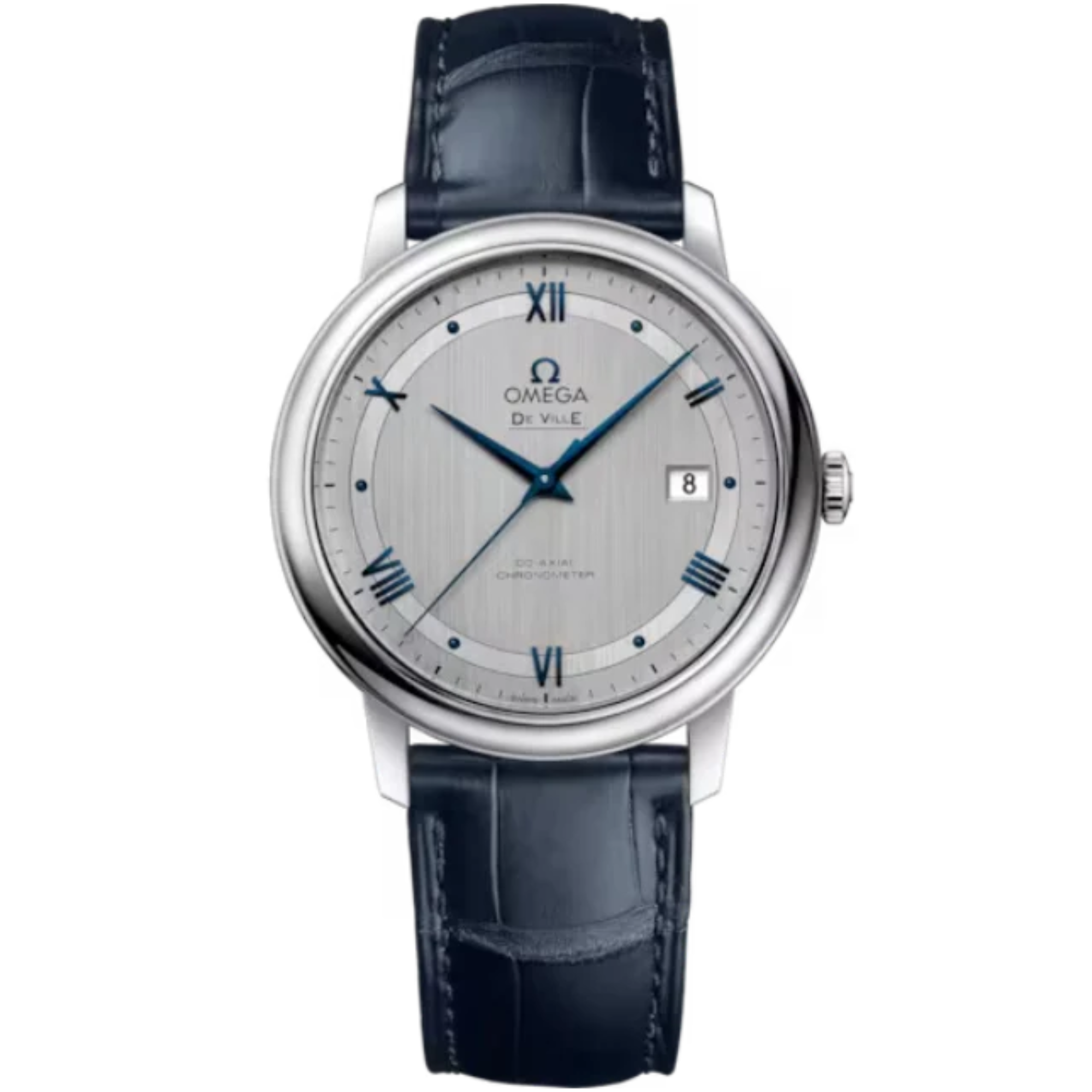 DE VILLE PRESTIGE 39 MM STAINLESS STEEL WITH SILVER DIAL - Omega