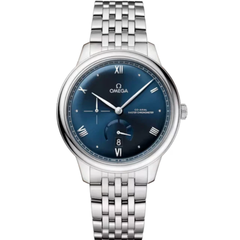 DE VILLE PRESTIGE 41 MM STAINLESS STEEL WITH BLUE DIAL - Omega