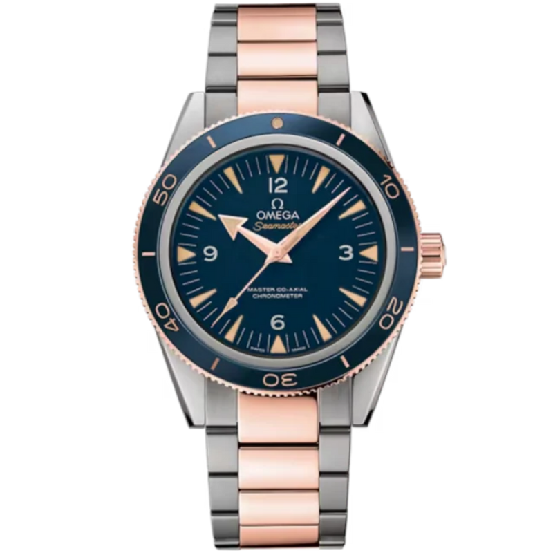 SEAMASTER 300 41 MM TITANIUM - SEDNA™ GOLD WITH BLUE DIAL - Omega