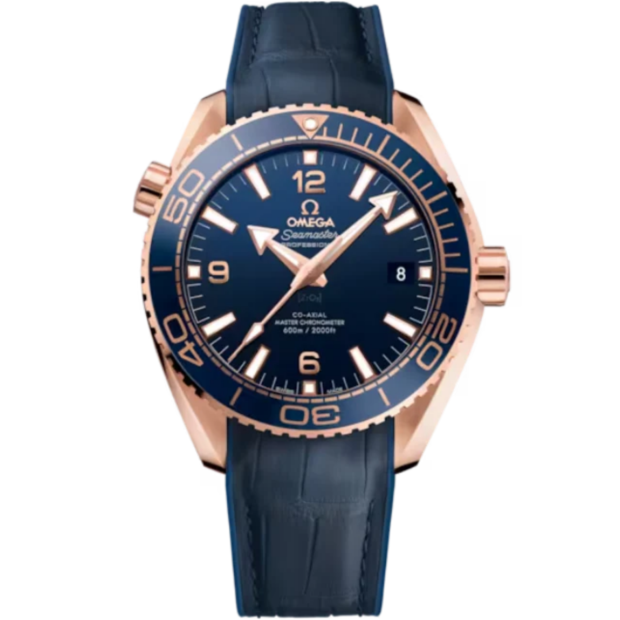 SEAMASTER PLANET OCEAN 600M 43 MM SEDNA™ GOLD WITH BLUE DIAL - Omega