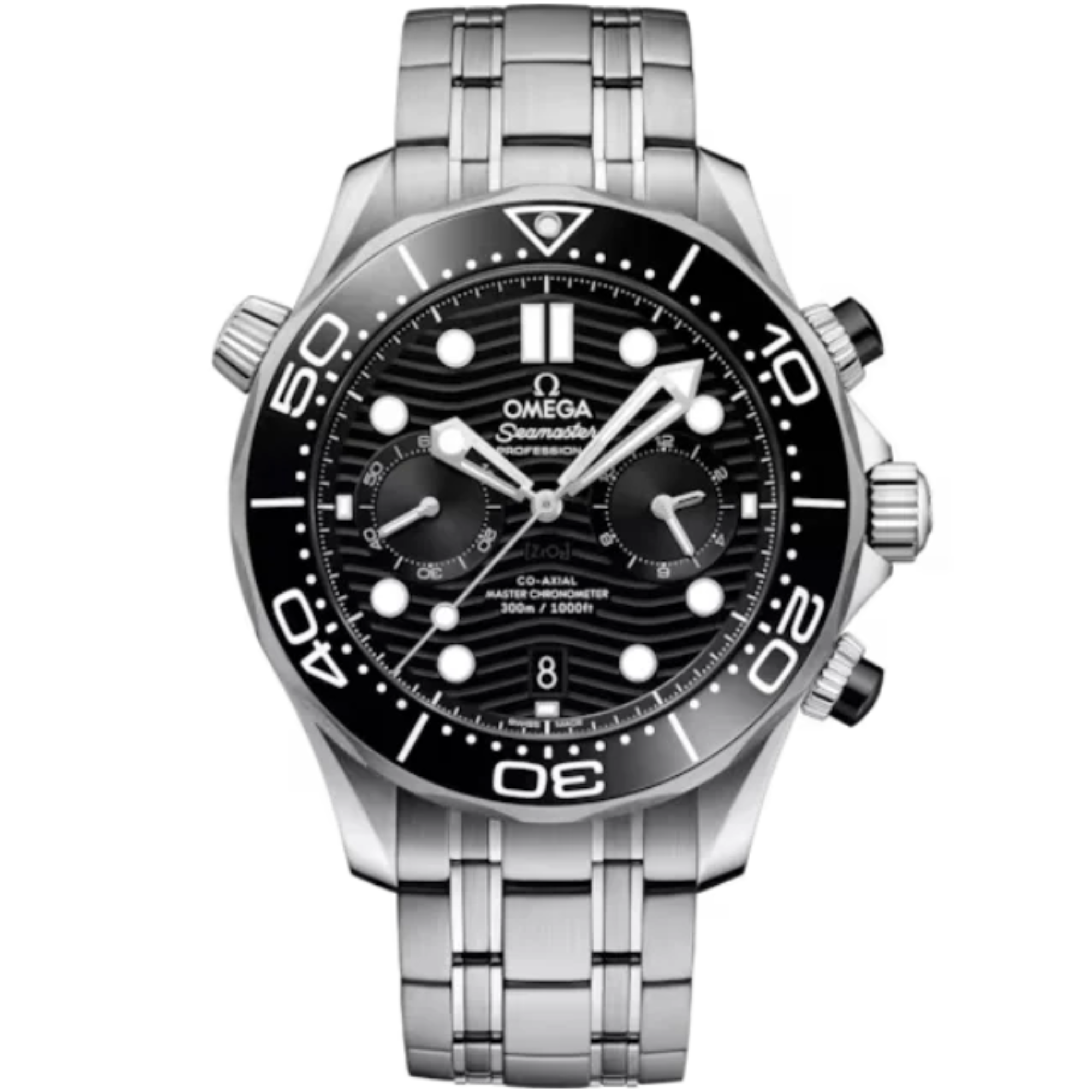 SEAMASTER DIVER 300M 44 MM STAINLESS STEEL WITH BLACK DIAL - Omega