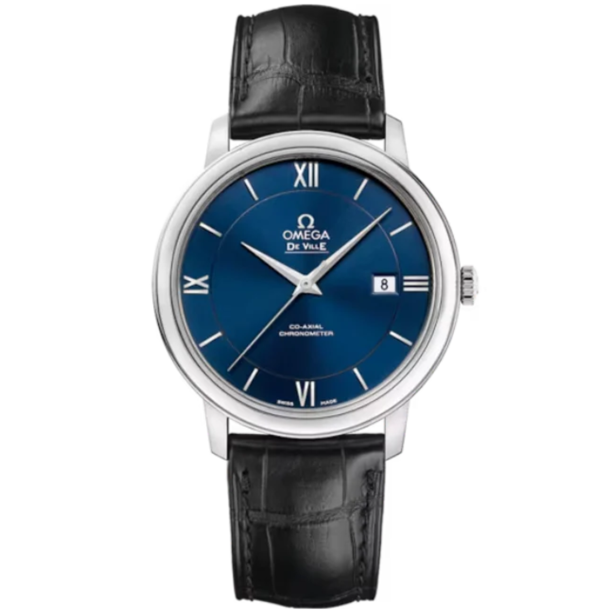 DE VILLE PRESTIGE 39 MM STAINLESS STEEL WITH BLUE DIAL - Omega