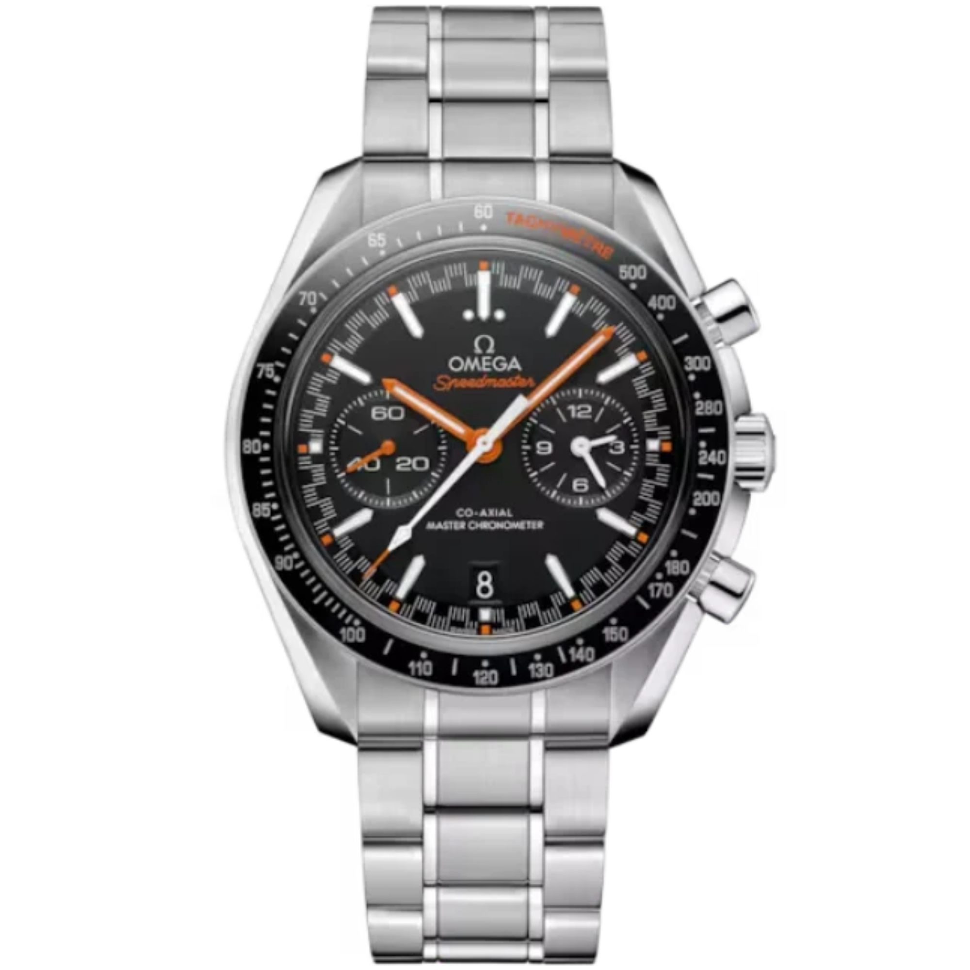 SPEEDMASTER RACING 44 MM STAINLESS STEEL WITH BLACK DIAL - Omega