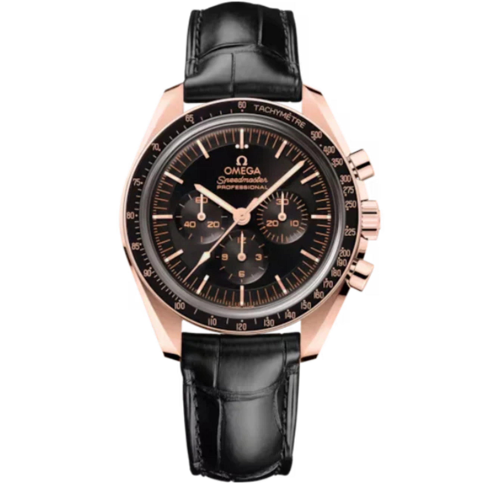 SPEEDMASTER MOONWATCH PROFESSIONAL 42 MM SEDNA™ GOLD WITH BLACK DIAL - Omega