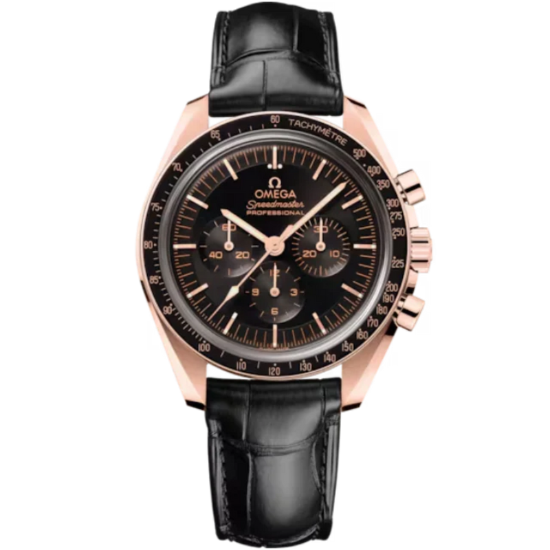 SPEEDMASTER MOONWATCH PROFESSIONAL 42 MM SEDNA™ GOLD WITH BLACK DIAL - Omega