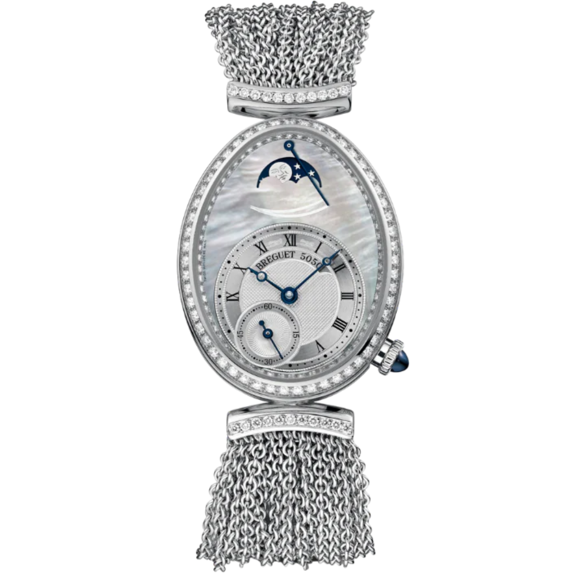 REINE DE NAPLES 8908 36 MM WHITE GOLD WITH MOTHER OF PEARL DIAL - Breguet