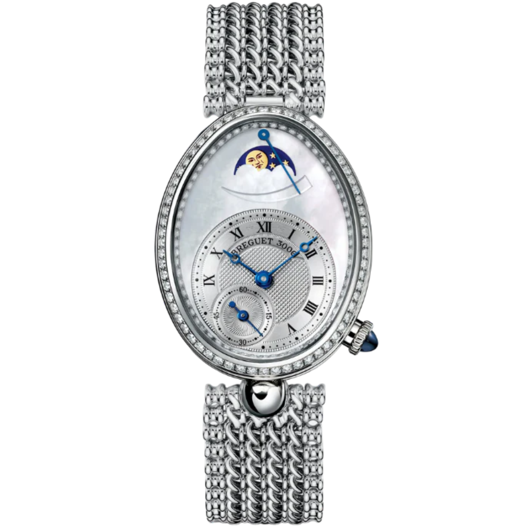 REINE DE NAPLES 8908 36 MM WHITE GOLD WITH MOTHER OF PEARL DIAL - Breguet