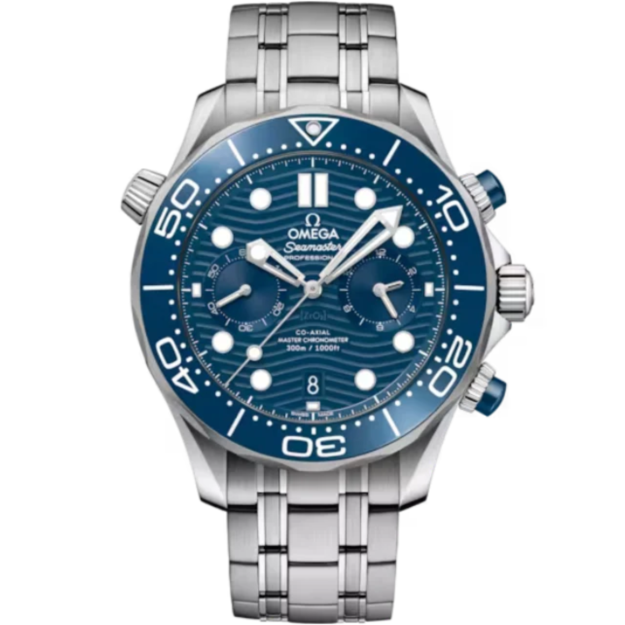 SEAMASTER DIVER 300M 44 MM STAINLESS STEEL WITH BLUE DIAL - Omega