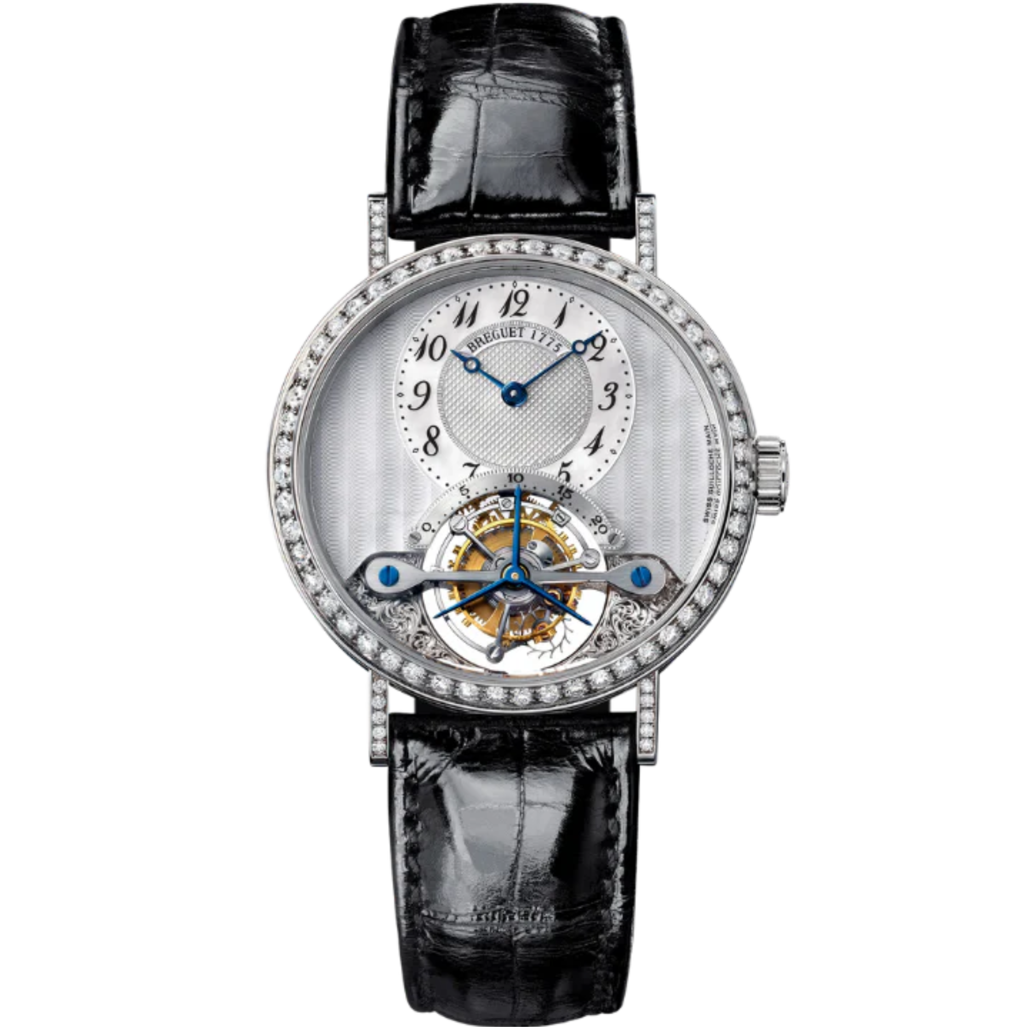 CLASSIQUE COMPLICATIONS 3358 35 MM 18K WHITE GOLD WITH MOTHER OF PEARL DIAL - Breguet