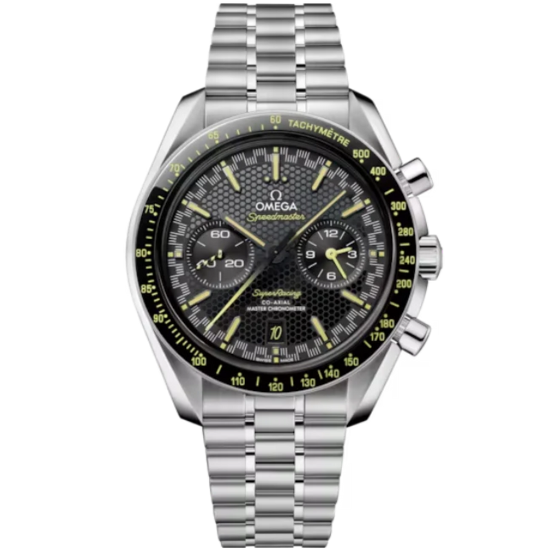 SPEEDMASTER SUPER RACING 44 MM STAINLESS STEEL WITH BLACK DIAL - Omega