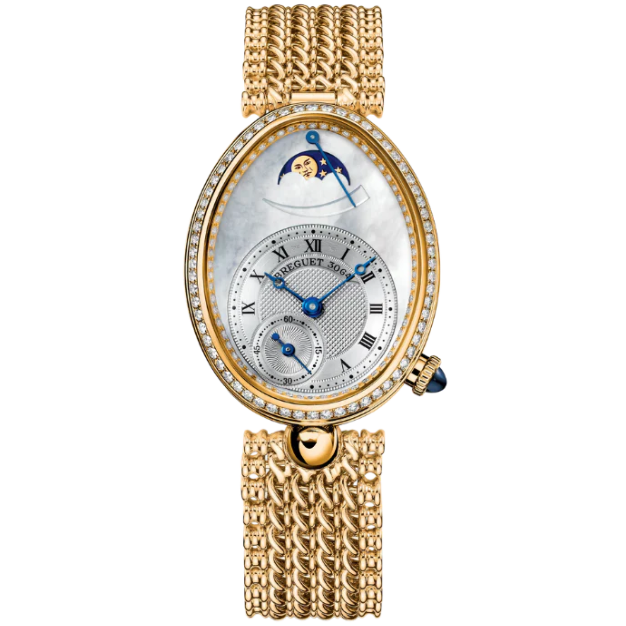 REINE DE NAPLES 8908 36 MM YELLOW GOLD WITH MOTHER OF PEARL DIAL - Breguet